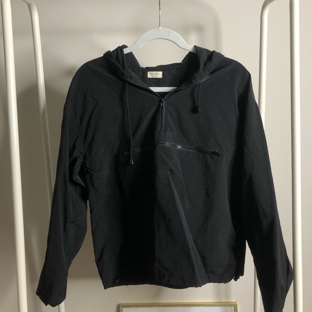 Rare Brandy Melville black windbreaker jacket